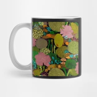 Mosses lichens fungi mossy garden woodland toadstools Mug